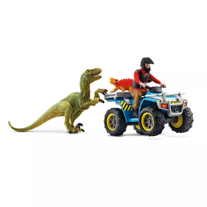 pelisetti Schleich Dinosaurs quad-pako velociraptoria