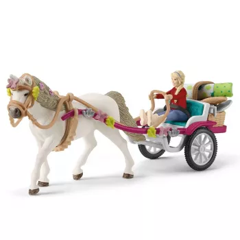 maatila Schleich HORSE CLUB pienet vaunut suureen hevosnäytökseen