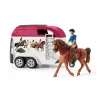 toiminta/seikkailu Schleich HORSE CLUB hevosseikkailu autolla ja perävaunulla