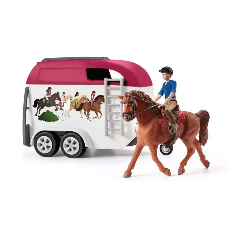 toiminta/seikkailu Schleich HORSE CLUB hevosseikkailu autolla ja perävaunulla