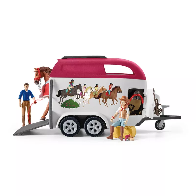 toiminta/seikkailu Schleich HORSE CLUB hevosseikkailu autolla ja perävaunulla