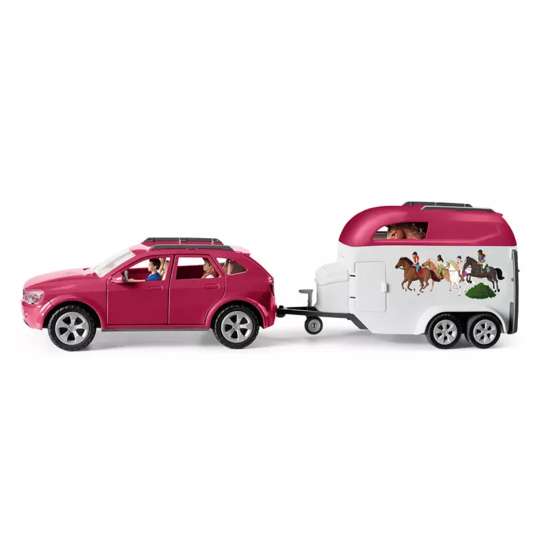 toiminta/seikkailu Schleich HORSE CLUB hevosseikkailu autolla ja perävaunulla