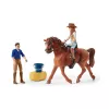 toiminta/seikkailu Schleich HORSE CLUB hevosseikkailu autolla ja perävaunulla