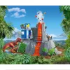 eläin Schleich Dinosaurs Volcano Expedition Base Camp monivärinen 42564