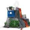 eläin Schleich Dinosaurs Volcano Expedition Base Camp monivärinen 42564