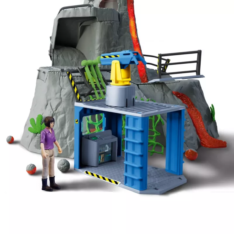 eläin Schleich Dinosaurs Volcano Expedition Base Camp monivärinen 42564