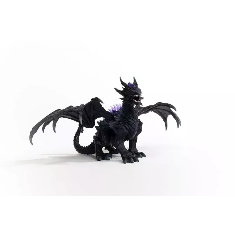 lelu Schleich ELDRADOR CREATURES varjolohikäärme musta violetti 70152