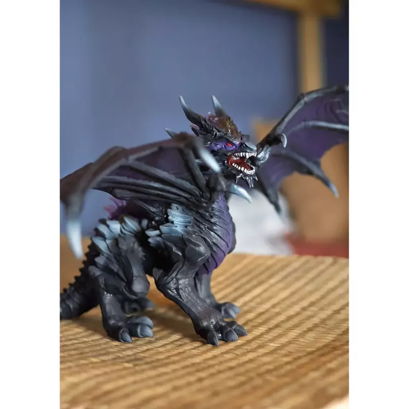 lelu Schleich ELDRADOR CREATURES varjolohikäärme musta violetti 70152