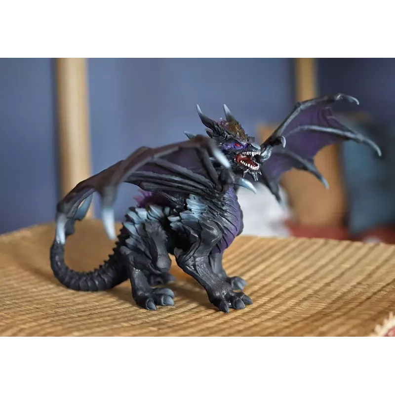lelu Schleich ELDRADOR CREATURES varjolohikäärme musta violetti 70152