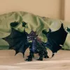 lelu Schleich ELDRADOR CREATURES varjolohikäärme musta violetti 70152