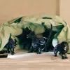 lelu Schleich ELDRADOR CREATURES varjolohikäärme musta violetti 70152