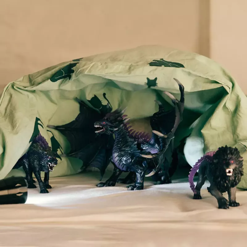 lelu Schleich ELDRADOR CREATURES varjolohikäärme musta violetti 70152