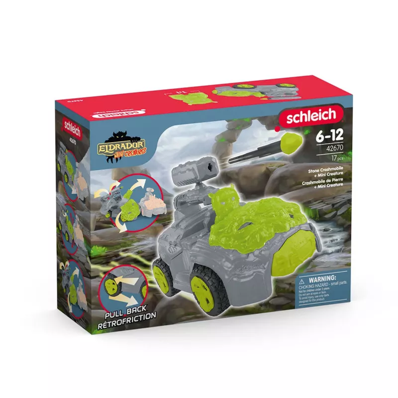 Schleich ELDRADOR CREATURES Stone CrashMobile minifiguuri 7–12 vuotta
