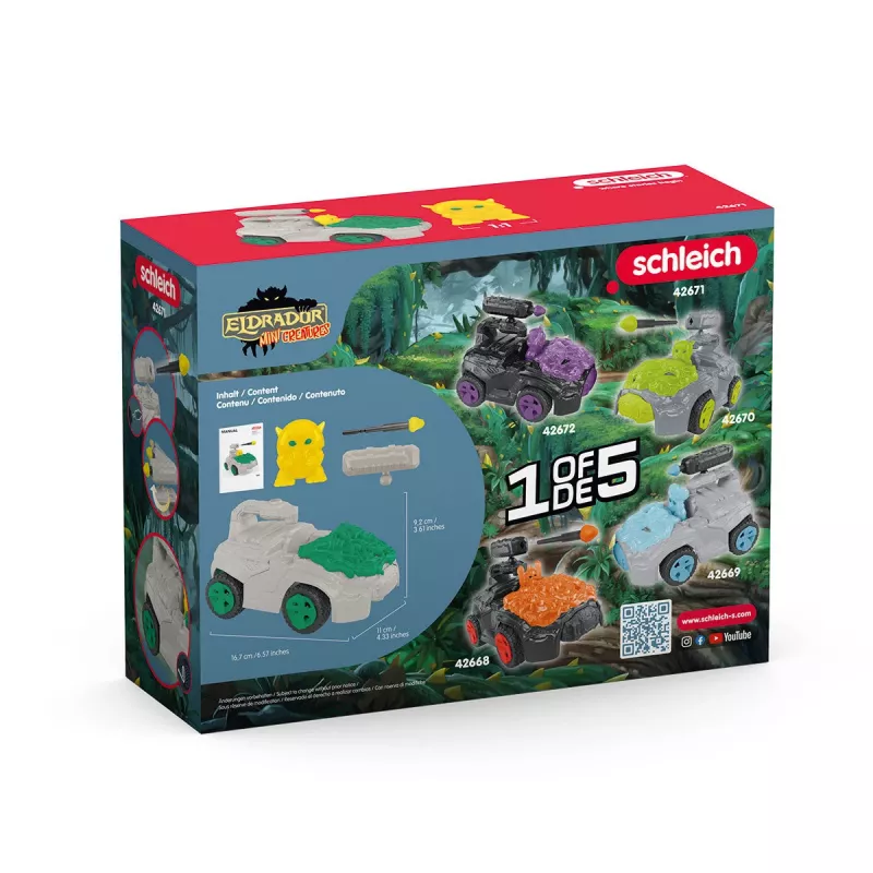 viidakon CrashMobile miniolennolla Schleich 42671 monivärinen