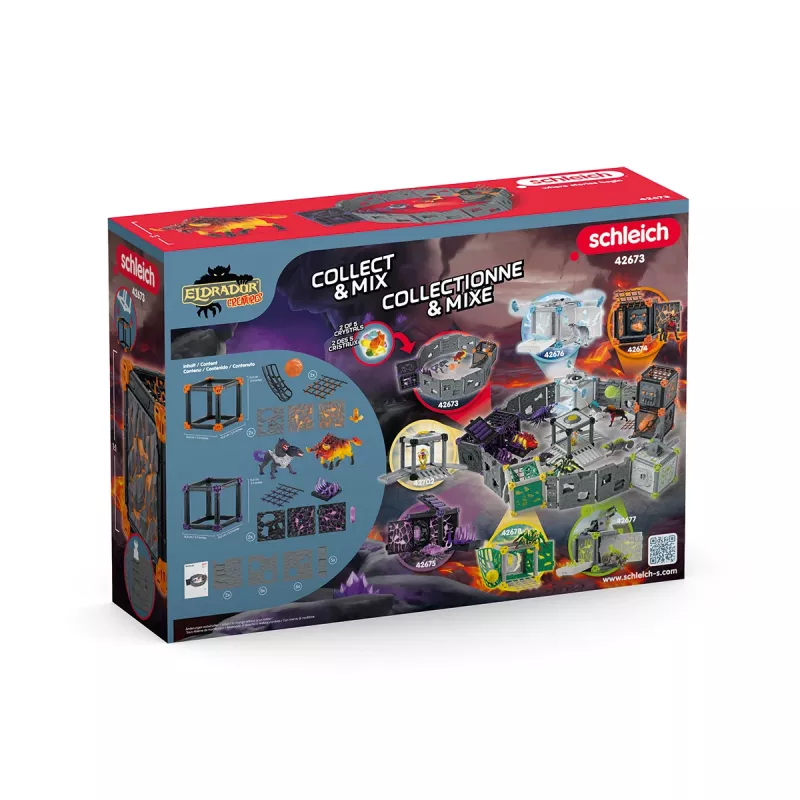 toiminta/seikkailu Schleich BattleCave areena laava vs. varjo monivärinen