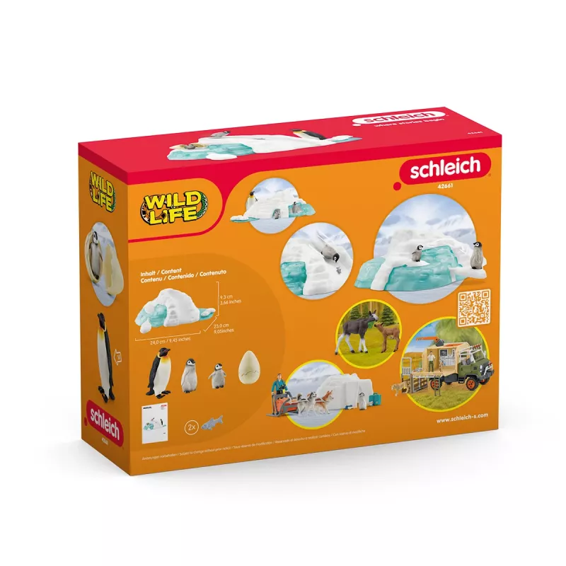Schleich pingviiniperheen hauskanpito leikkifiguuri monivärinen 42661