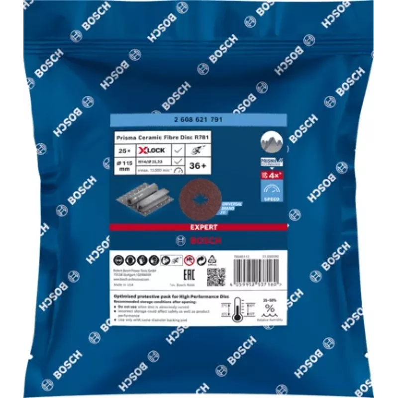 Bosch 2 608 621 791 kulmahiomakoneen tarvike hiomalaikka