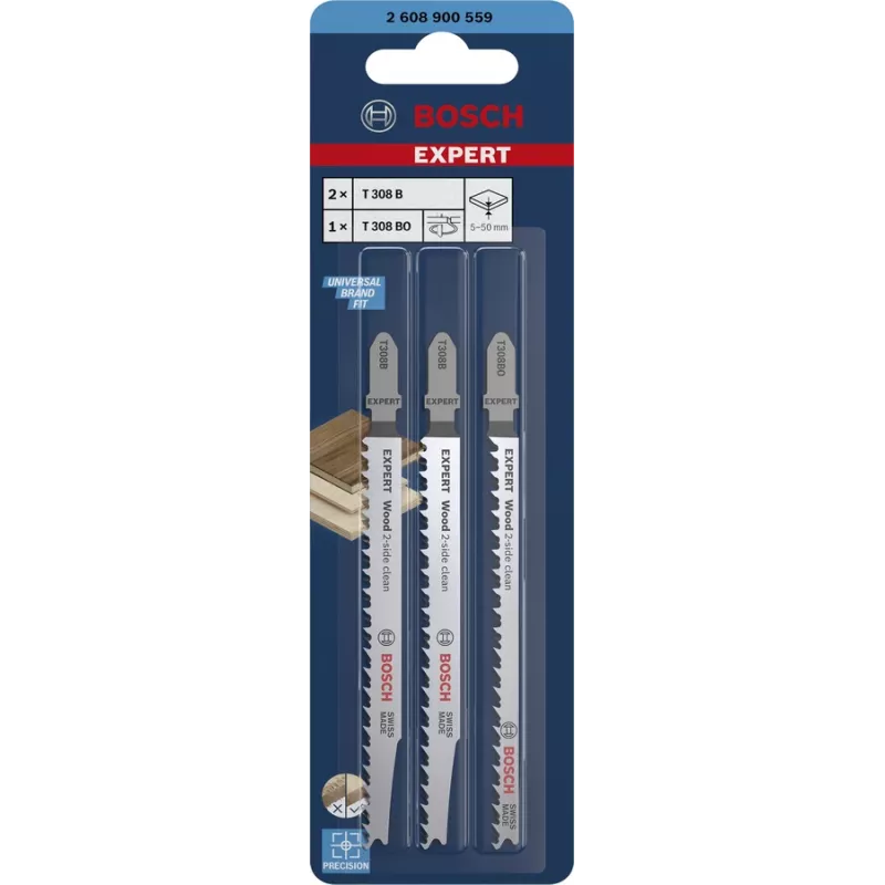 Bosch 2 608 900 559 pistosaha-/puukkosaha-/monisahanterä – pistosahanterä 3 kpl