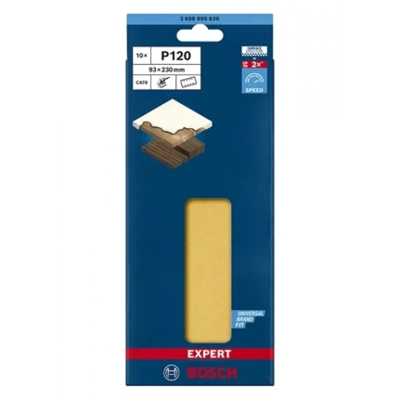 Bosch 2 608 900 836 hiomapaperi puulle ja lakalle