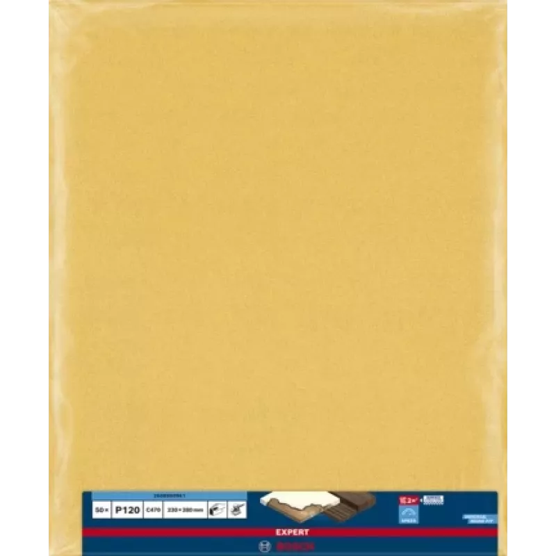 Bosch EXPERT C470 hiomapaperiarkki 2 608 900 961, 230 x 280 mm, K120, 50 kpl