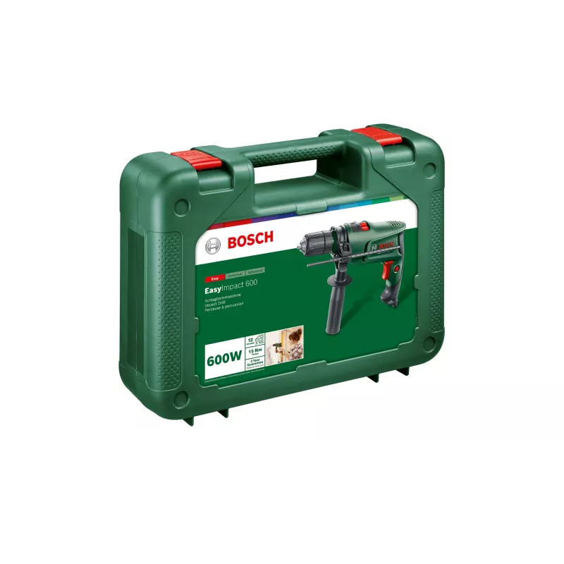 Bosch EasyImpact 600 3000 kierr./min 1,7 kg musta, vihreä