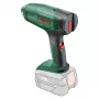 Bosch EasyHeat 18V-500 kuumailmapuhallin — langaton, 72 W, 4 Ah akku, 350–450 °C, pistoolikahva, vihreä