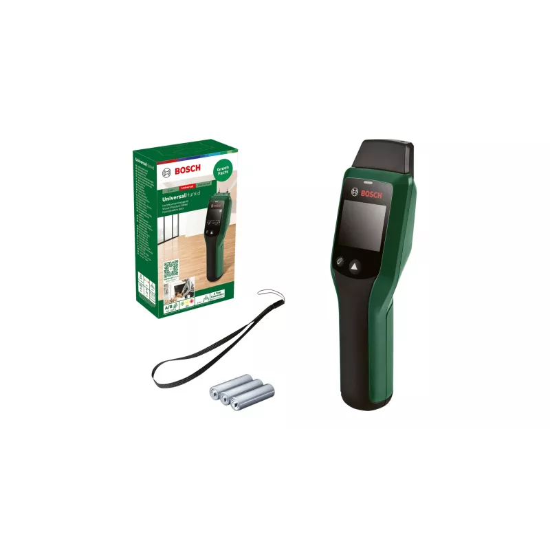 Bosch UniversalHumid 0603688001 kosteusmittari — puun kosteuden mittaus, käsikäyttöinen mittari
