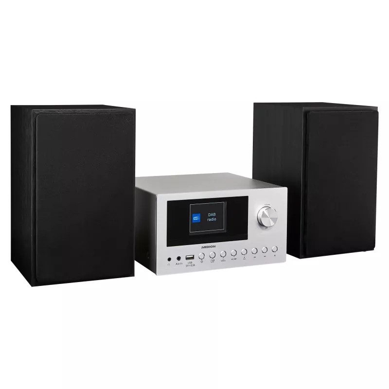 MEDION LIFE P85003 kodin audiomikrojärjestelmä 30 W musta, hopea