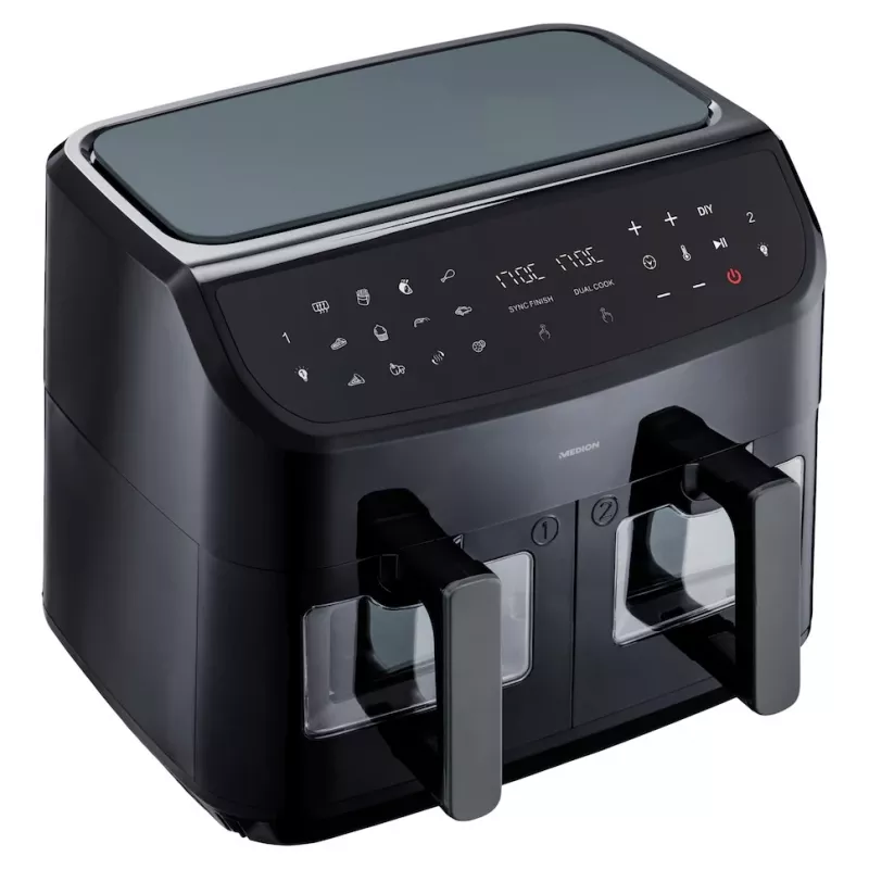 MEDION LIFE P20 Double 8,7 L 2600 W kiertoilmakypsennin musta