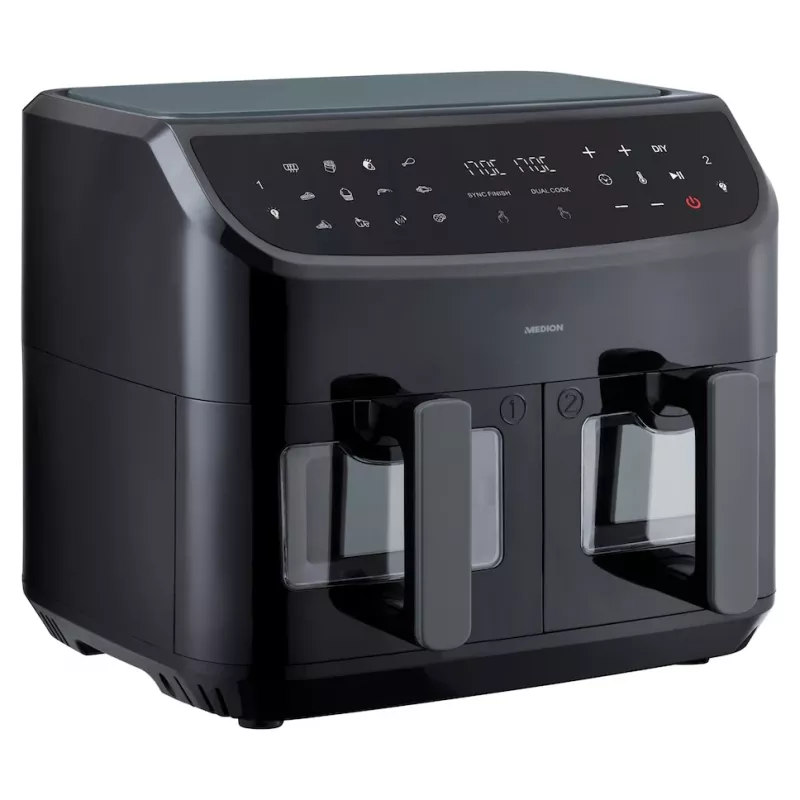 MEDION LIFE P20 Double 8,7 L 2600 W kiertoilmakypsennin musta