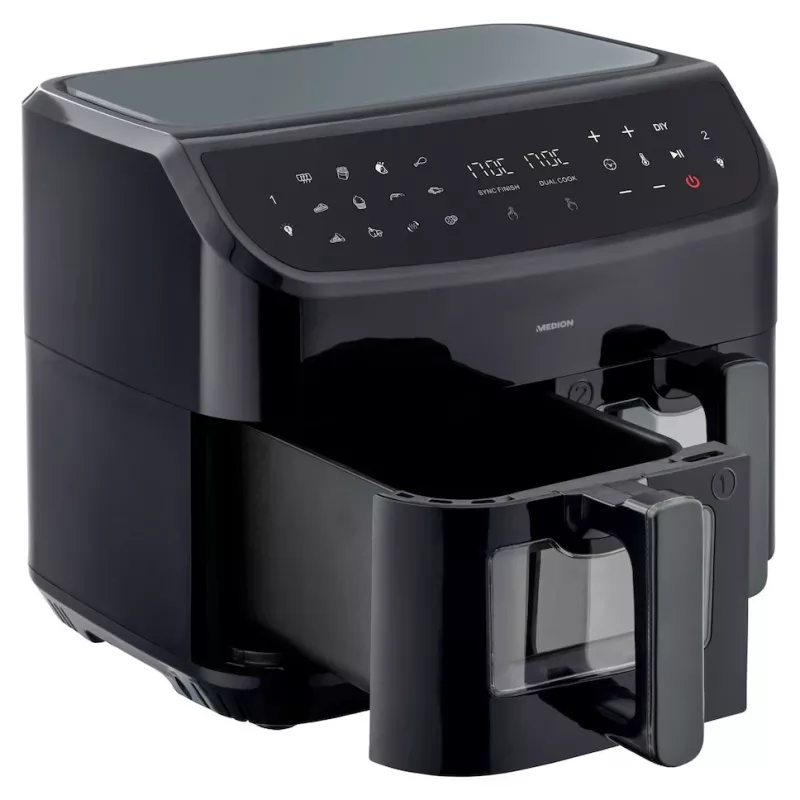 MEDION LIFE P20 Double 8,7 L 2600 W kiertoilmakypsennin musta