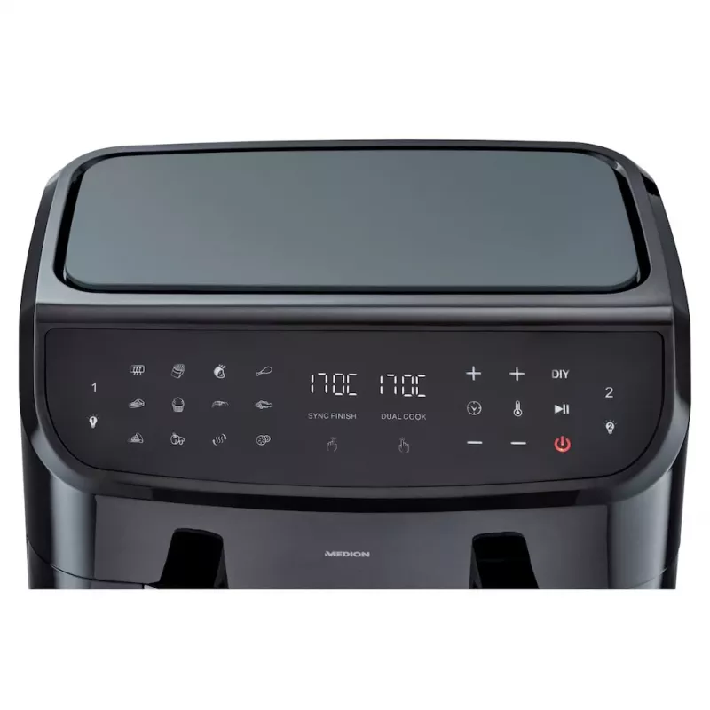 MEDION LIFE P20 Double 8,7 L 2600 W kiertoilmakypsennin musta