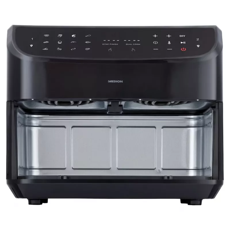 MEDION LIFE P20 Double 8,7 L 2600 W kiertoilmakypsennin musta