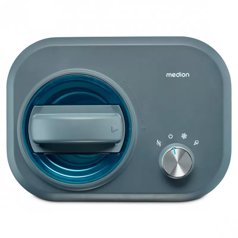 MEDION MD 10169 kompressorijäätelökone 1 L 100 W sininen
