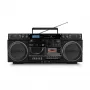 MEDION LIFE P66538 musiikkijärjestelmä — 20 W, 2-tiekaiutin, DAB+/FM/PLL, Bluetooth, LCD-näyttö, musta