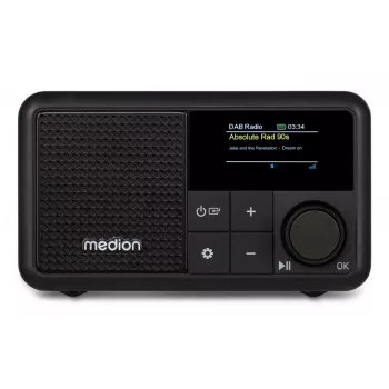 MEDION LIFE S66822 kannettava digitaaliradio musta