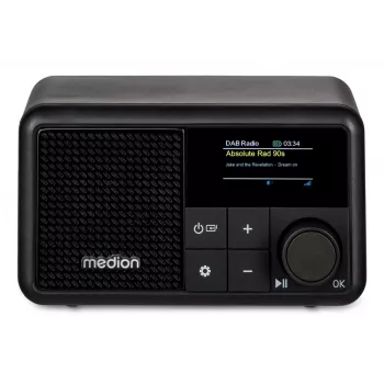 MEDION LIFE S66822 kannettava digitaaliradio musta