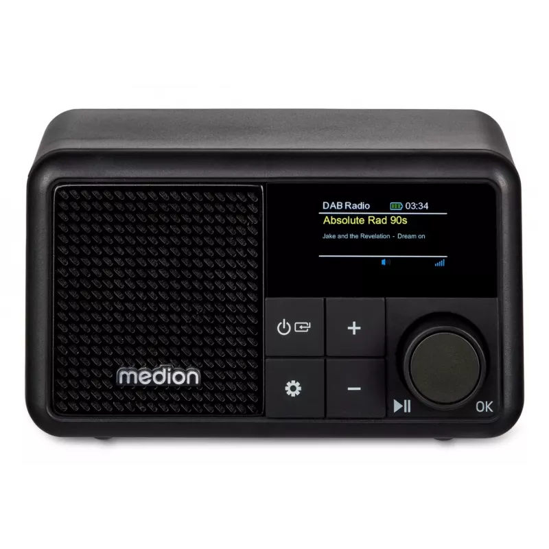 MEDION LIFE S66822 kannettava digitaaliradio musta