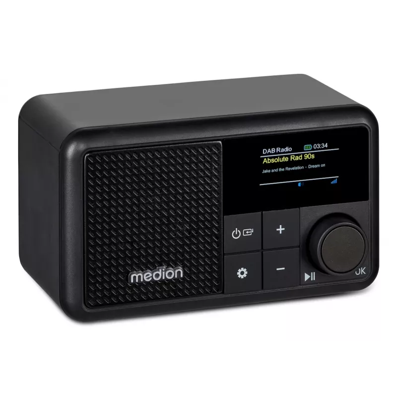 MEDION LIFE S66822 kannettava digitaaliradio musta