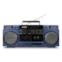MEDION LIFE P66538 20 W sininen kompakti audiolaitteisto — 20 W RMS, 2-tiekaiutin, DAB+/PLL, Bluetooth 10 m, etulatausasema