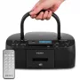 Henkilökohtainen radio MEDION 50079328 — DAB+/UKW/PLL-viritin, 6W RMS, LCD, Bluetooth 10m, 3,5 mm liitäntä