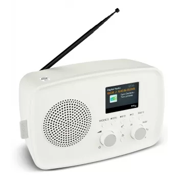Henkilökohtainen radio MEDION MD89288 — DAB+ / FM, 5 W RMS, TFT 6,1 cm (2,4