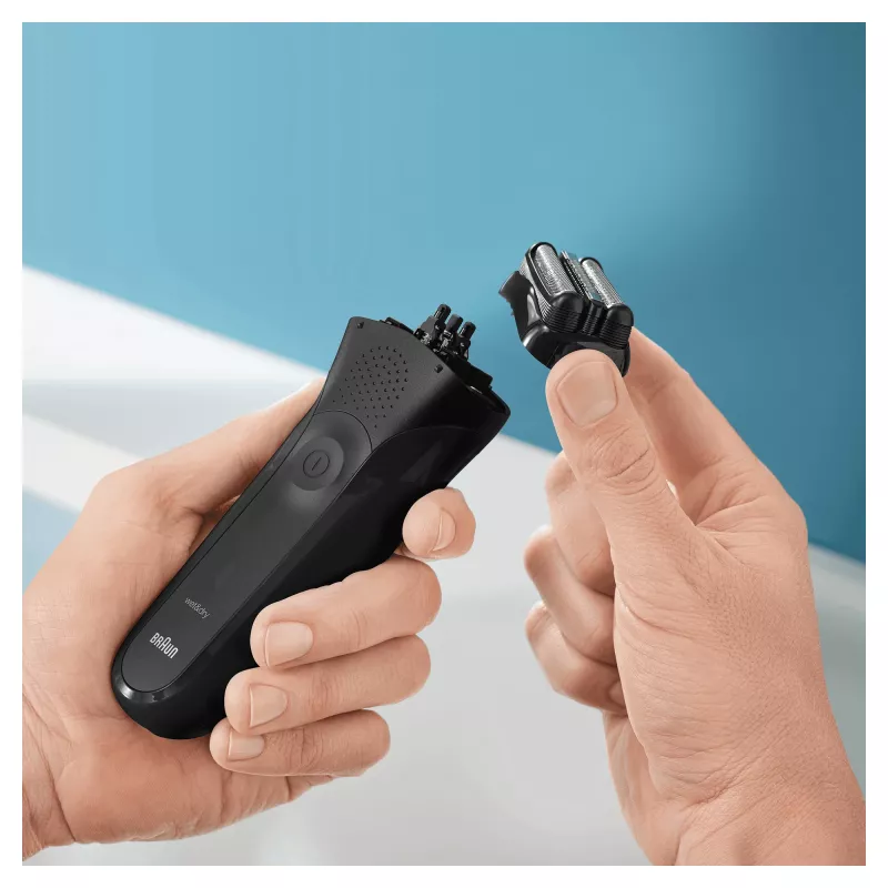 Braun Series 3 300s kalvosarjan partakone trimmeri musta