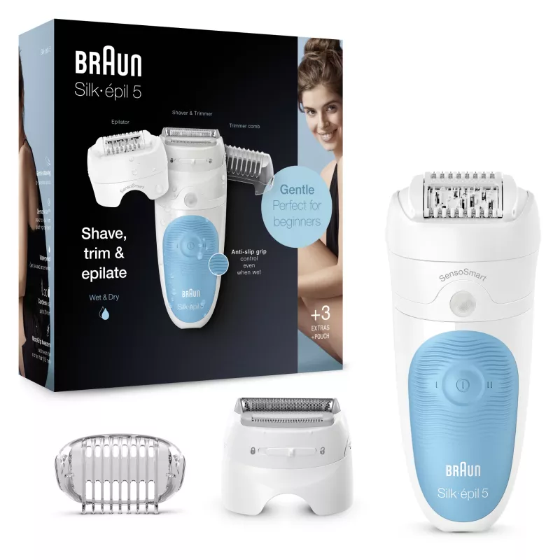 Braun Silk-épil 5 SES 5-605 28 pinsettiä sininen, valkoinen