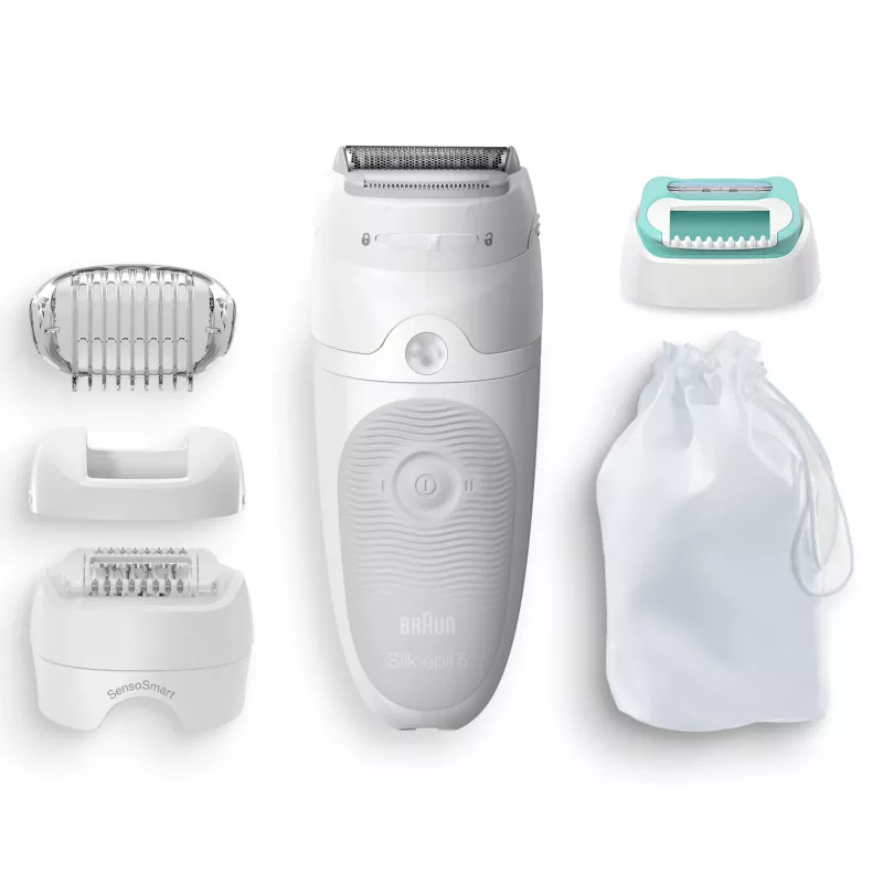 Braun Silk-épil 5 81770430 epilaattori 28 pinsettiä valkoinen