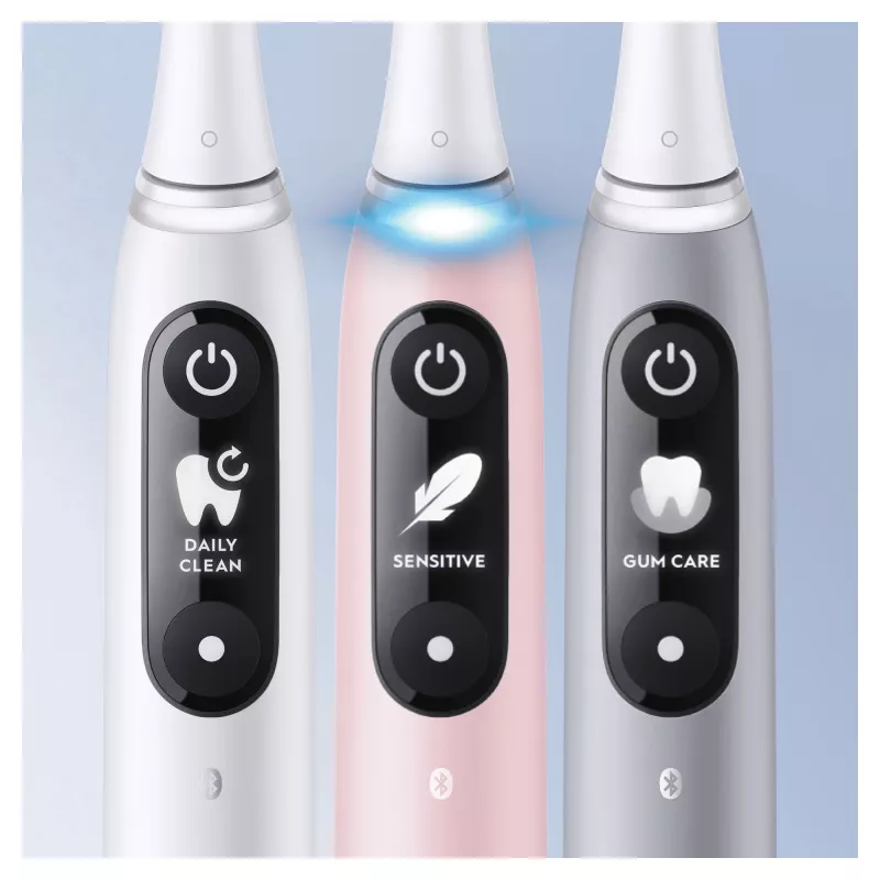 Oral-B iO 6S aikuisten värähtelyhammasharja vaaleanpunainen, valkoinen