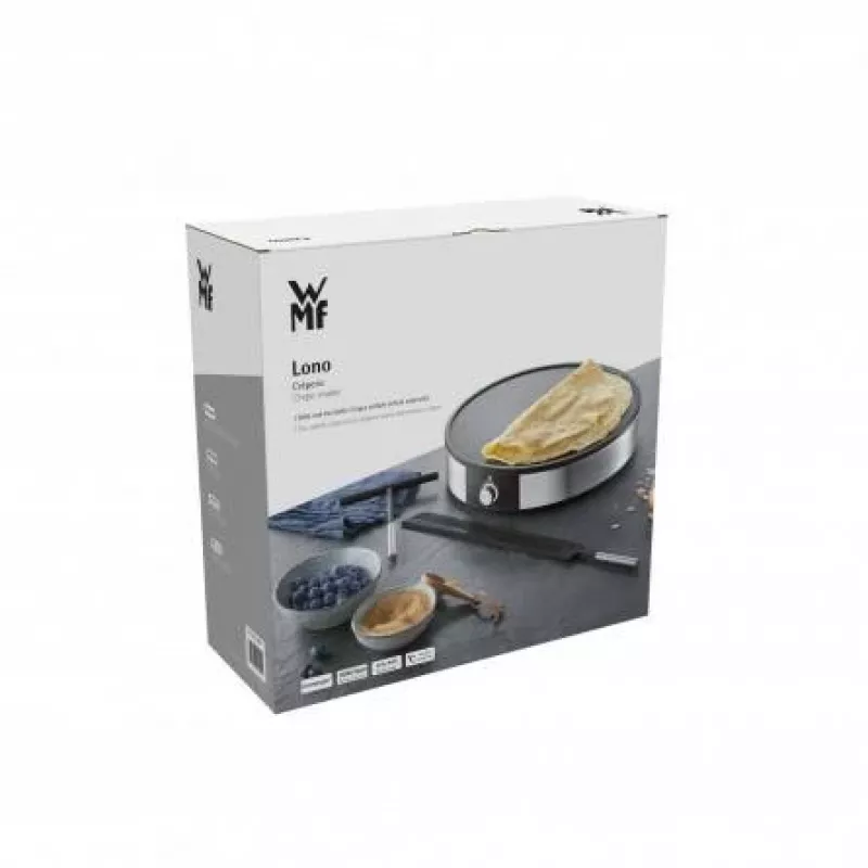 WMF Lono Crêperie crêpe-pannu 1 crêpe(ä) 1600 W musta, hopea