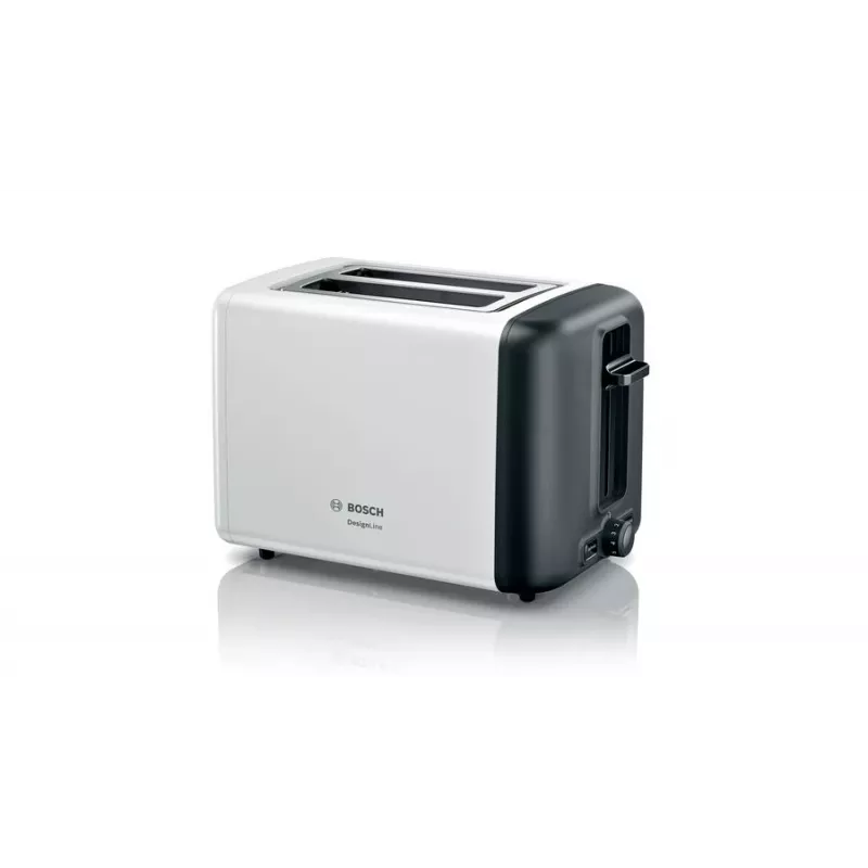 Bosch TAT3P421DE leivänpaahdin 2 viipaletta 970 W musta, valkoinen