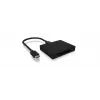 ICY BOX IB-CR402-C31 kortinlukija USB 3.1 (Gen 2) Type-C™ musta