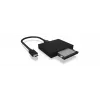 ICY BOX IB-CR402-C31 kortinlukija USB 3.1 (Gen 2) Type-C™ musta